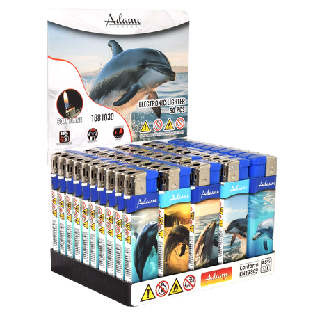 Elektromos Öngyújtó 1881030 Adamo Vegyes mintás Delfin