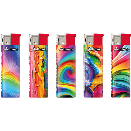 Elektromos Öngyújtó 1881080 Adamo Vegyes mintás Színes szivárvány