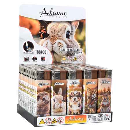 Elektromos Öngyújtó 1881081 Adamo Vegyes mintás Cuki állatok