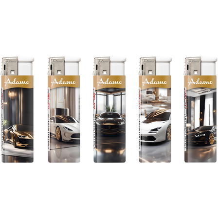 Elektromos Öngyújtó 1881087 Adamo Vegyes mintás Arany autó