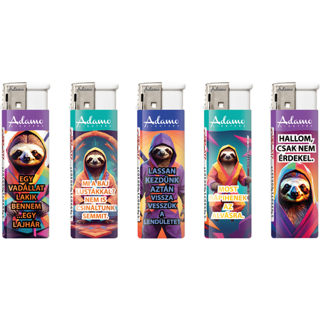 Elektromos Öngyújtó 1881093 Adamo Vegyes mintás Lajhár