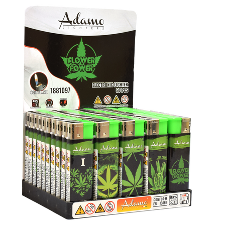 Electronic Lighter 1881097 Adamo Design label Weed