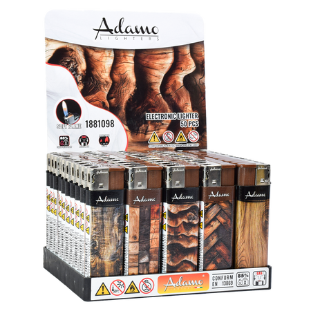 Elektromos Öngyújtó 1881098 Adamo Vegyes mintás Fa