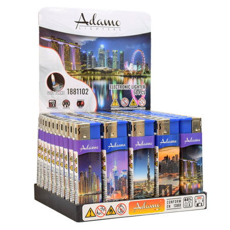 Elektromos Öngyújtó 1881102 Adamo Vegyes mintás Városi fények