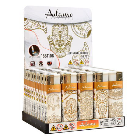 Elektromos Öngyújtó 1881108 Adamo Vegyes mintás Arany spiri