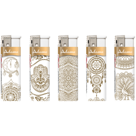 Elektromos Öngyújtó 1881108 Adamo Vegyes mintás Arany spiri