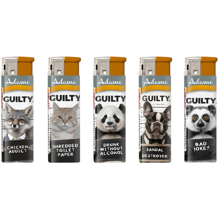 Electronic Lighter 1881109 Adamo Design label Guilty animals