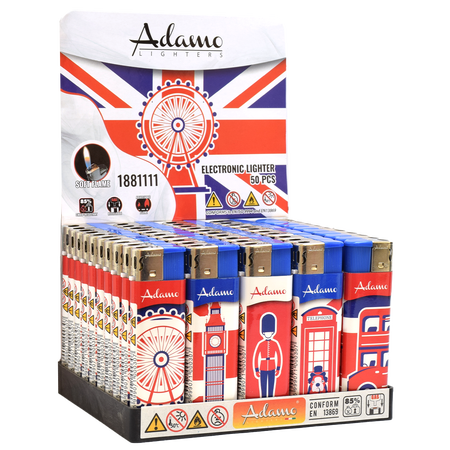 Elektromos Öngyújtó 1881111 Adamo Vegyes mintás London