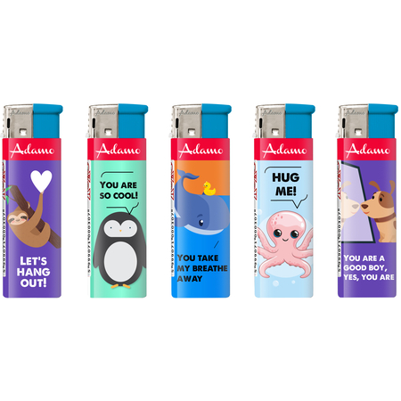 Elektromos Öngyújtó 1881124 Adamo Vegyes mintás Állati duma