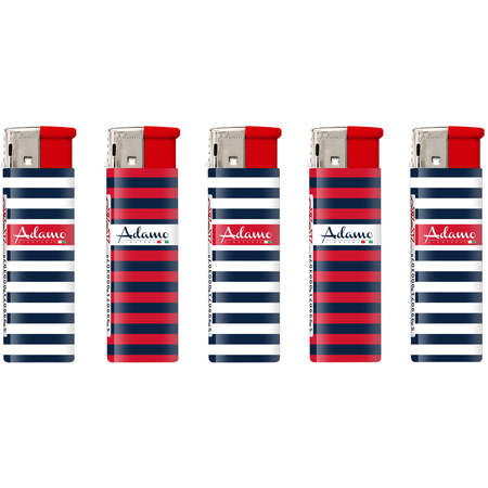 Elektromos Öngyújtó 1881126 Adamo Vegyes mintás Kék piros fehér