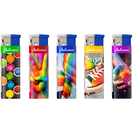 Elektromos Öngyújtó 1881128 Adamo Vegyes mintás Színes