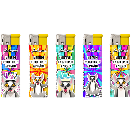 Elektromos Öngyújtó 1881136 Adamo Vegyes mintás Lemúr