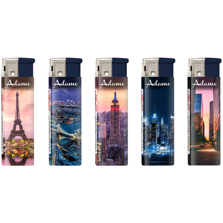 Elektromos Öngyújtó 1881138 Adamo Vegyes mintás Városi fények