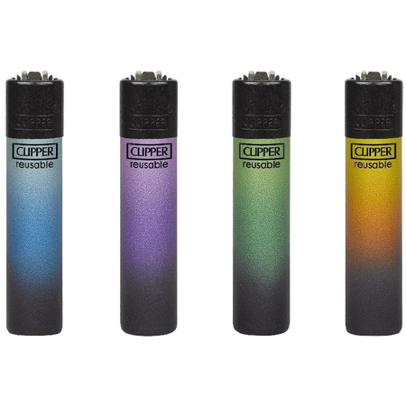 Öngyújtó műanyag CP2H016BCH tűzköves mini állványos Clipper színes