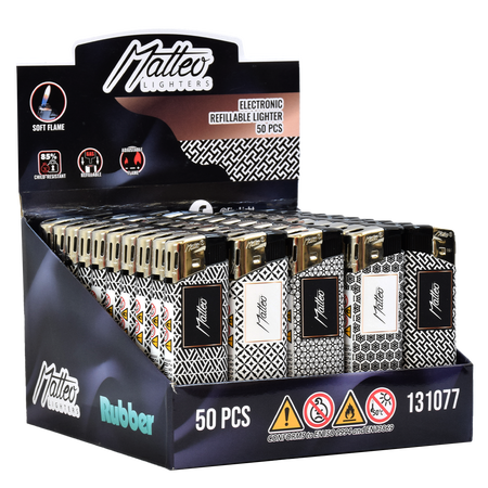 Elektromos Öngyújtó 131077 Matteo Soft touch Elegáns Barna