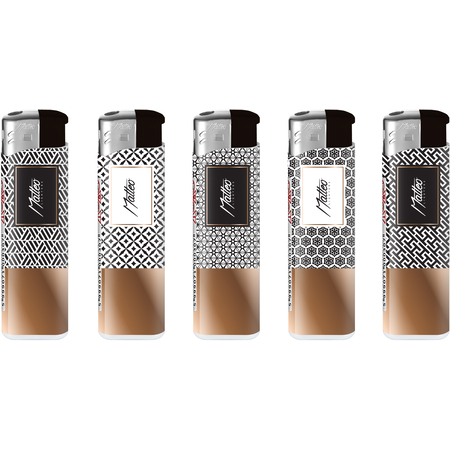 Elektromos Öngyújtó 131077 Matteo Soft touch Elegáns Barna