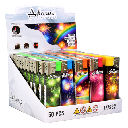 Vihar Öngyújtó 177932 Adamo Vegyes mintás Tűzijáték