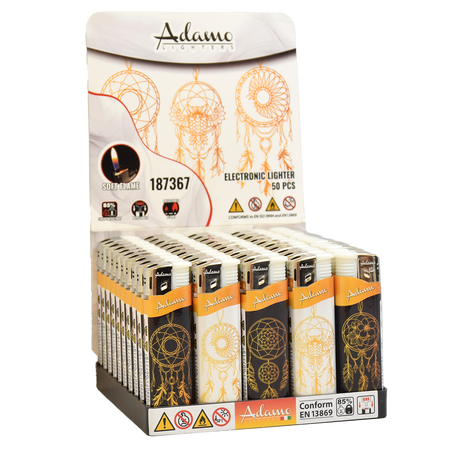 Elektromos Öngyújtó 187367 Adamo Vegyes mintás Slim Álomfogó