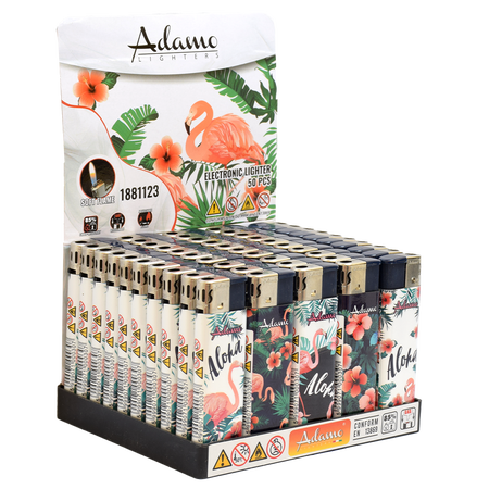 Electronic Lighter 1881123 Adamo Design label Aloha