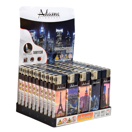 Elektromos Öngyújtó 1881138 Adamo Vegyes mintás Városi fények