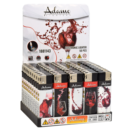 Elektromos Öngyújtó 1881143 Adamo Vegyes mintás Bor