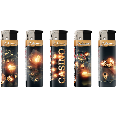 Elektromos Öngyújtó 1881146 Adamo Vegyes mintás Arany kaszinó