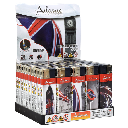 Elektromos Öngyújtó 1881158 Adamo Vegyes mintás London