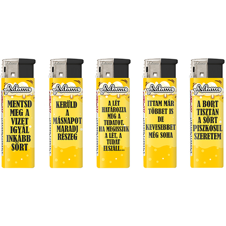 Elektromos Öngyújtó 1881167 Adamo Vegyes mintás Sörös idézetek