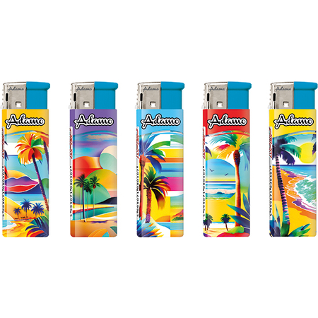 Electronic Lighter 1881171 Adamo Design label Colorful summer