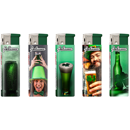 Electronic Lighter 1881176 Adamo Design label Lucky beer