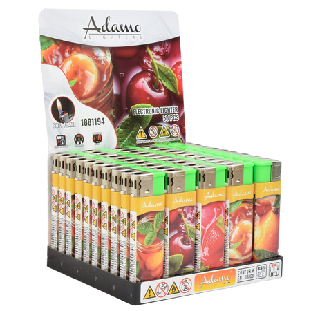 Elektromos Öngyújtó 1881194 Adamo Vegyes mintás Gyümölcs befőtt