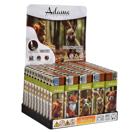 Elektromos Öngyújtó 1881202 Adamo Vegyes mintás Kötött állatok