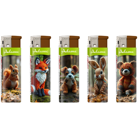 Elektromos Öngyújtó 1881202 Adamo Vegyes mintás Kötött állatok