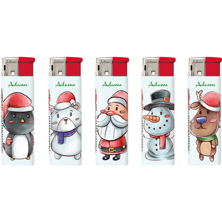 Electronic Lighter 1881256 Adamo Design label Winter cute