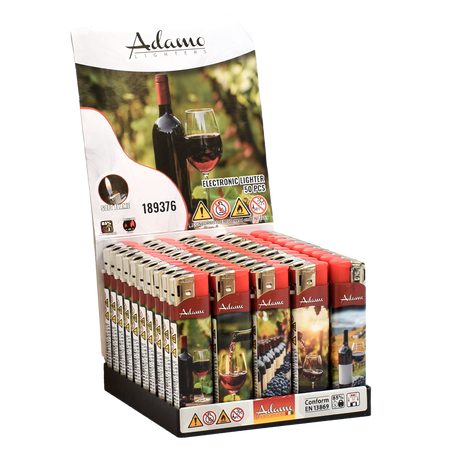 Elektromos Öngyújtó 189376 Adamo Vegyes mintás Skinny DEAL06