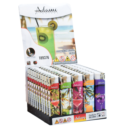 Elektromos Öngyújtó 189376 Adamo Vegyes mintás Skinny DEAL06