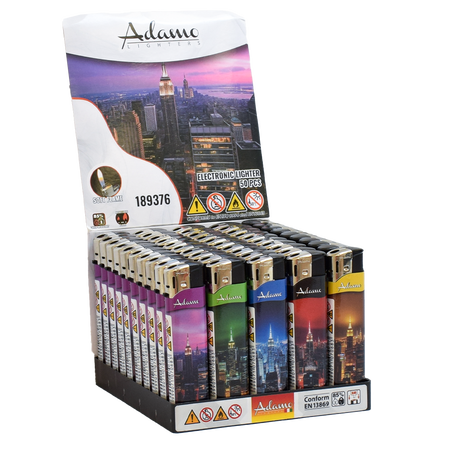 Elektromos Öngyújtó 189376 Adamo Vegyes mintás Skinny DEAL06