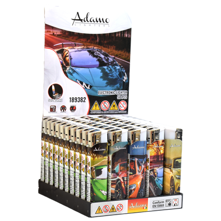 Elektromos Öngyújtó 189382 Adamo Vegyes mintás Skinny Autó