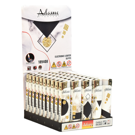 Elektromos Öngyújtó 189408 Adamo Vegyes mintás Skinny Márvány