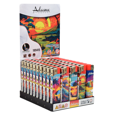 Elektromos Öngyújtó 189415 Adamo Vegyes mintás Skinny Nyár