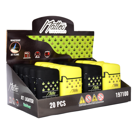 Jet Öngyújtó 197100 Matteo Memphis Gumírozott kannabisz