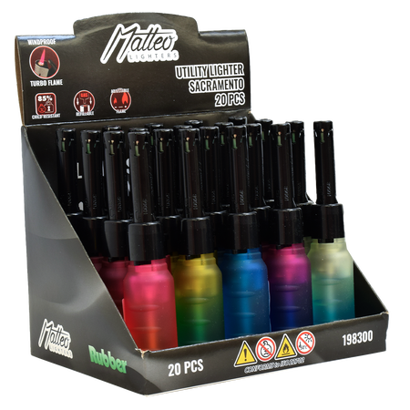 Tűzhelygyújtó Mini 198300 Vihar Matteo Sacramento Színátmenetes Gumírozott Aurora