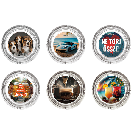 Hamuzó 90387 Üveg vegyes mintás 18. 6 db-os csomag