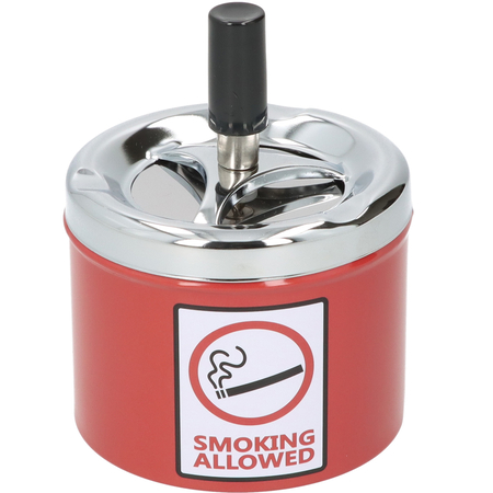 Ashtray A400065 spin metal Smoking allowed 8 cm