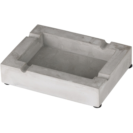Ashtray A401284 cement gray, 15,5 x 11,5 x 3,2 cm