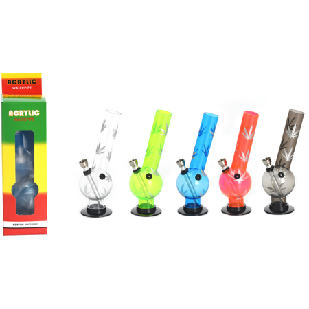 Bong ABX12 Acrylic TC with Weed print 20 cm