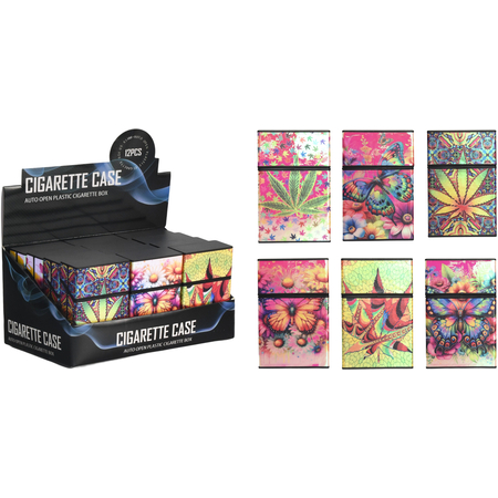 Click box CIG894 Plastic Weed and Butterfly designs