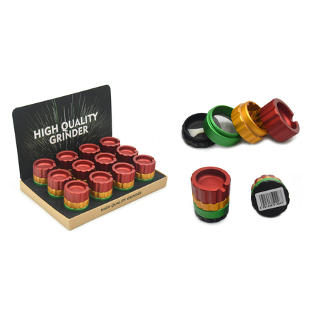 Dohányőrlő G1283 Aluminium 4 részes Raszta 40mm