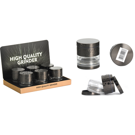 Dohányőrlő G1337 Fém Sötét Füves 52mm