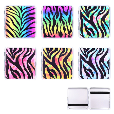 Cigarettatárca 0410699 Atomic Bőr Színes Zebra mintás 6 szín KS